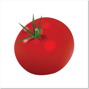 Cute Red Tomato Design Posters and Art